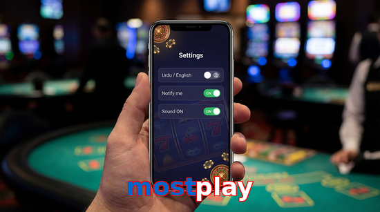Game list for Mostplay app section