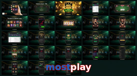 Main screen of Mostplay bet page for PK players