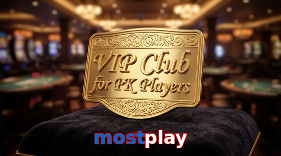 Main screen of Mostplay vip page for PK players